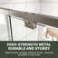 Porte de douche coulissante simple demi-cadre l 56 "x H 71" x H 56 "-110813135