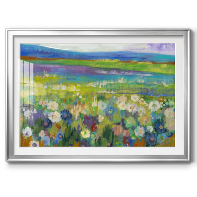Flowerfields encadré sur papier