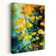 «Vibrant Autumn Ginkgo Abstract Forest Landscape», art mural-129475199