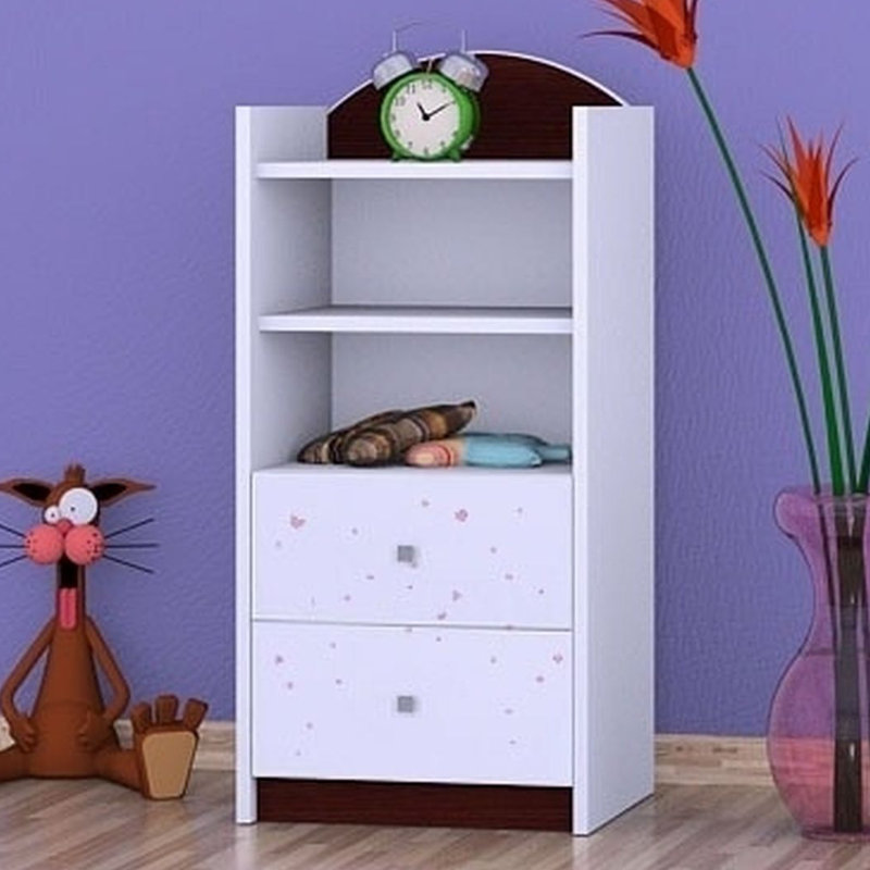 Nadia 96cm H Kids Cube, 92cm H x 45cm W x 34cm D, Wenge