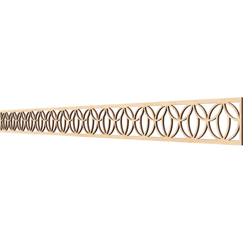 Moulure à panneau Shoshoni, Bouleau, H 4 po x l 46,375 po x P 0,25 po