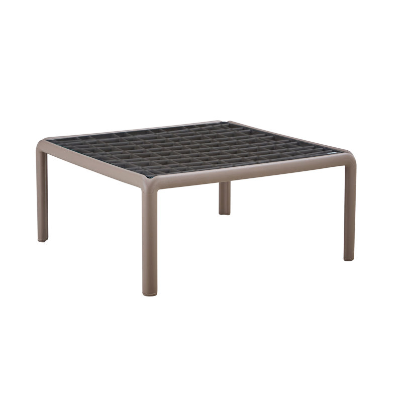 Chaise de table d'extérieur simple en bambou, plateau rond