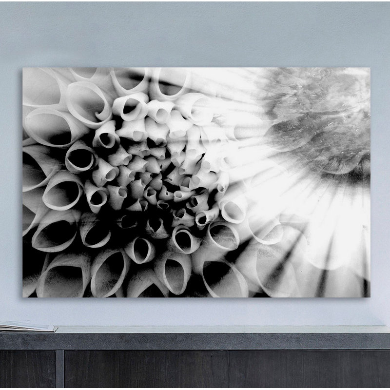 « floral shadows » par parvez taj,, reproduction d’art sur toile tendue, H 30 po x l 45 po x P 1,5 po