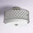 Mance Fabric Semi Flush Mount-552080578-552080581