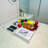 21”X21” Extra-Large Clear Acrylic Square Ottoman Tray Oversized ...