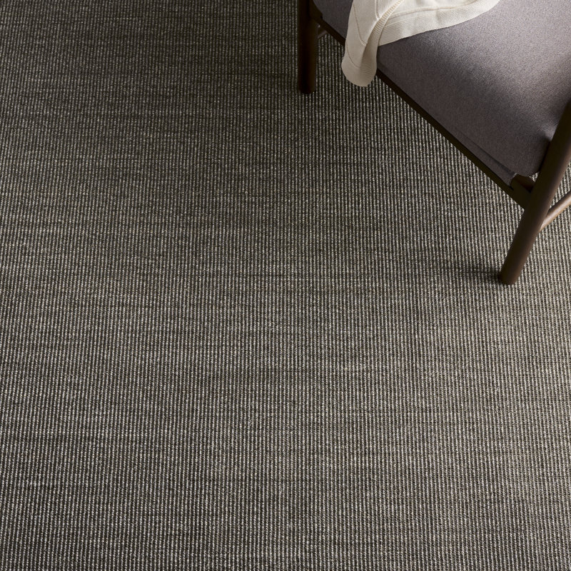 Martha Stewart Sisal/Jute Rug in Charcoal, Rectangle 8' x 10'