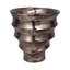 Petit vase en métal argent 17 po 17 Stories