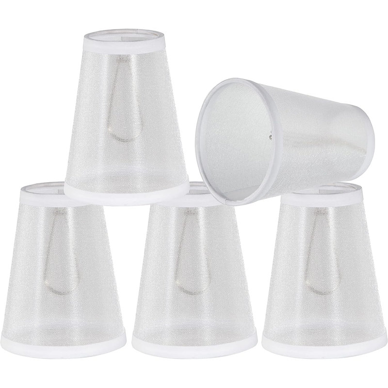 Evnika 5 in. H Polyester Empire Lamp Shade