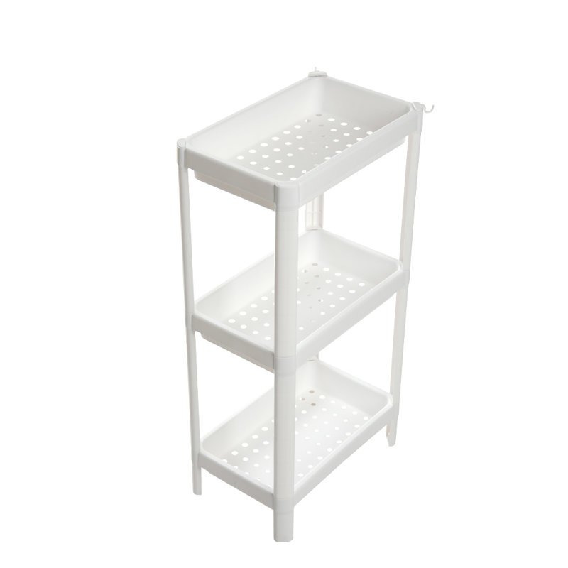 three-tier bathroom floor-standing shelf
