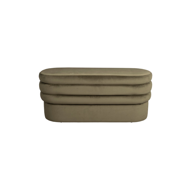 Banc rembourré Aditi, Vert