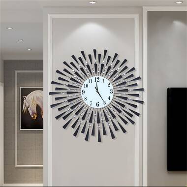Nine Fish Figure Wall Clock Home Decor LED Lamp Clock Living Room  Decorative Wall Sconce Decorative Painting Modern Mute Clock - AliExpress