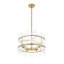 Lustre tambour en verre 5 lumières Eletto-1688250442