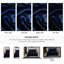 Ensemble d'édredon satiné avec draps pour grand lit 8 pièces Ensemble de literie soyeux et bleu marine-123195292-123195301