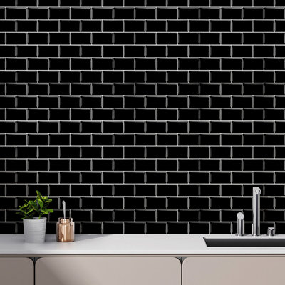 10Pcs Peel and Stick 2.5mm Backsplash Tiles