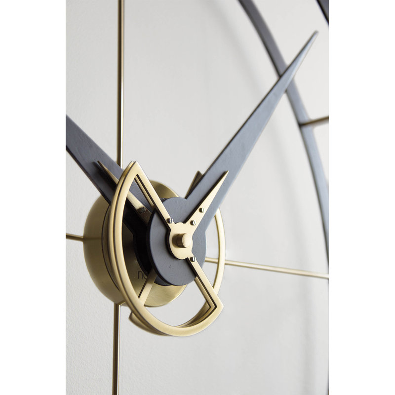 Horloge murale surdimensionnée doble, Calabo / laiton