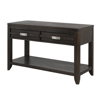 48X19X29.5" Console Table Brown Sideboard