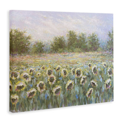«Arise and Shine Sunflower Field», art mural par Linda Sperruche