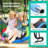 9.5' Heavy Duty Metal Swing Set