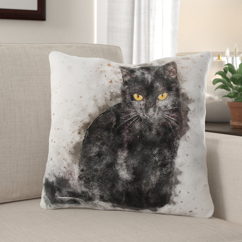 Housse de coussin carré et insert, Synthétique, Extérieur
