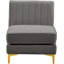 Fauteuil en velours Enson-1890357904