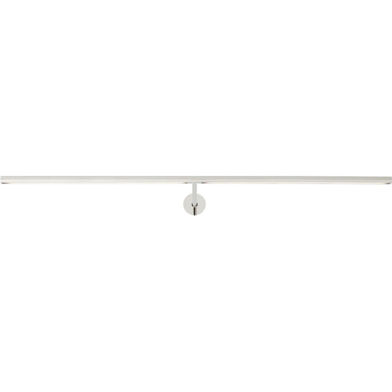 Plural Faceted Picture Light, Polished Nickel, 0.7" H x 30" W x 8.9" D, 20.8
