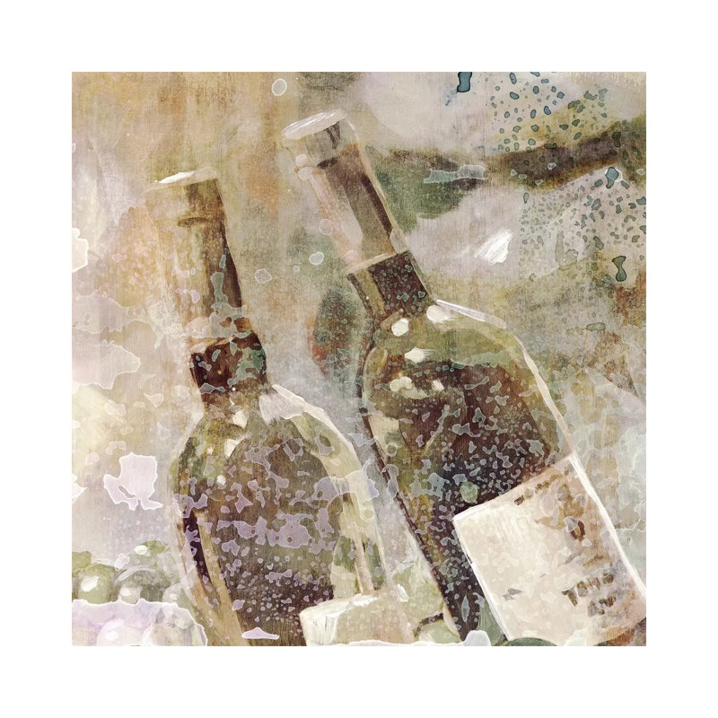 Wedding Wine II 1 Piece Wrapped Canvas Painting, 66.04 cm H x 66.04 cm W x 1.91 cm D