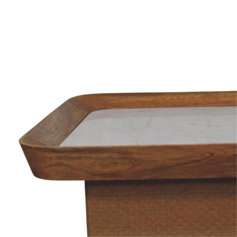 Table basse Chatai, Gray/Brown, Marble