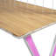 Lit mezzanine double en métal avec poste de travail intégré, garde-robe, escalier de rangement et DEL