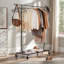 40cm Heavy Duty Extendable Metal Clothing Rail Bedroom Furniture