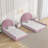 Upholstered Velvet Scalloped Bed