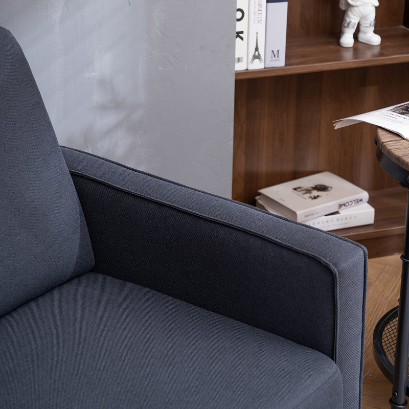 Fauteuil Charliese, Lin gris