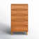 Amoakuh 5-Drawer Solid Wood Chest