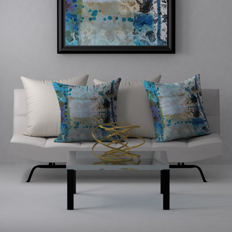 Housse de coussin carrée/insert, 24 po x 24 po
