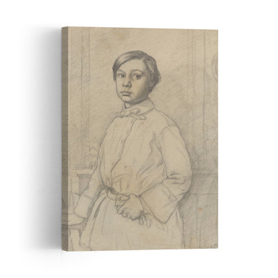 René De Gas [Recto], 1855, Portrait abstrait contemporain, Estampe murale