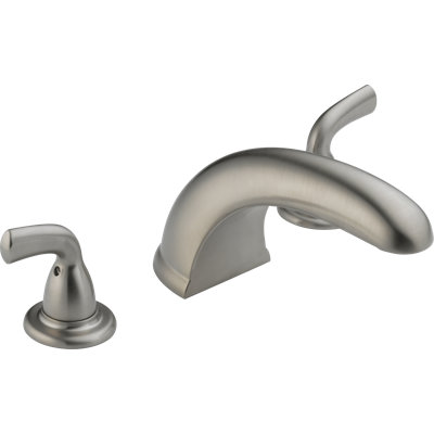 Foundations Single Handle Deck Mounted Roman Tub Faucet Trim