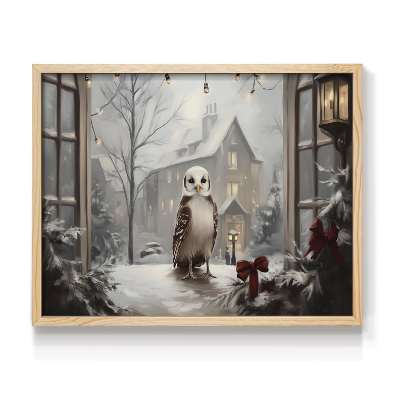 Art de Noël - CML XXII - Reproduction encadrée - Restickable, H 11 po x l 14 po, Naturel