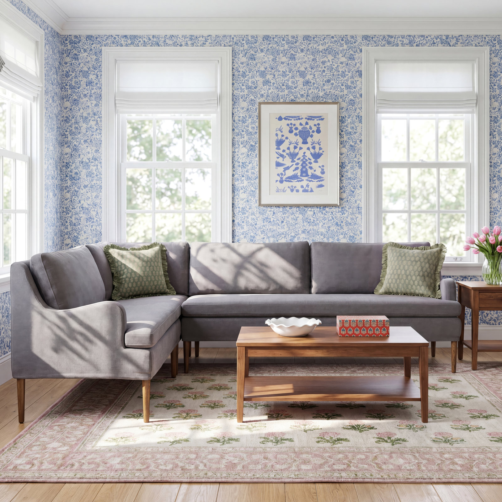 Aurelia Dining Banquette, Broadway Coffee Linen, Left Hand Facing, 34.5" H x 99" W x 76" D