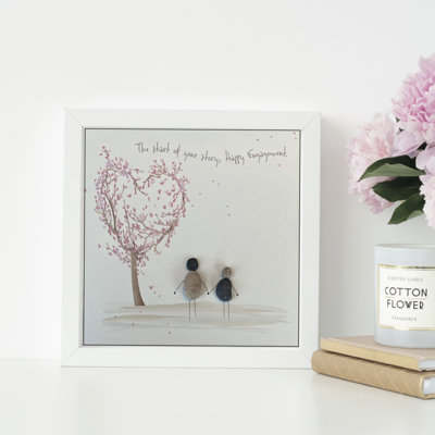 Happy Engagement - Single Picture Frame Print