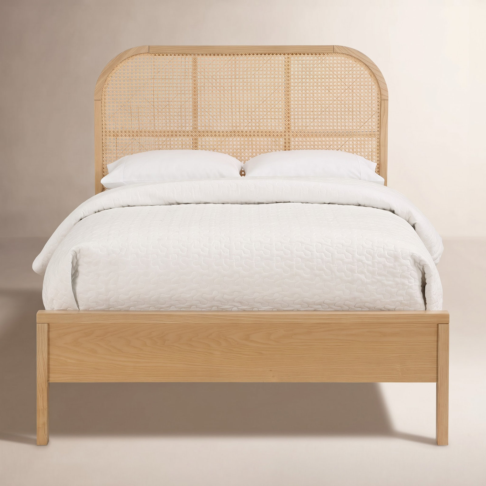 Cane Bed, Twin, Natural