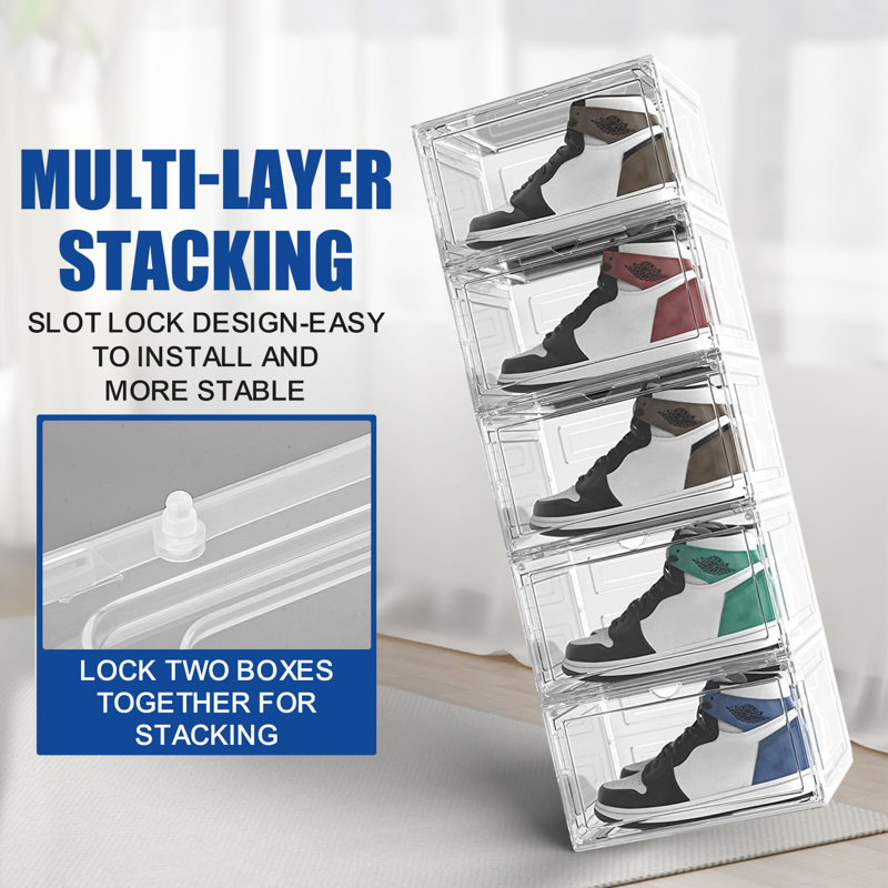  Boîte de rangement pour chaussures 6PCS
