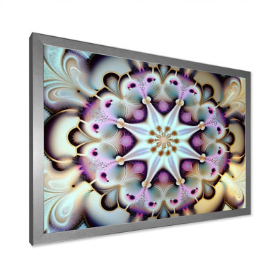 " Purple Mandala Meditative "
