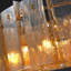 Lustre tambour 12 lumières avec abat-jour en verre 35,4 po Friedhardt-1579966213