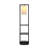 Two Tiered Vertical Shelving Stand with Light