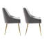 Fauteuil en velours l 21,5 po Koblas-184706834