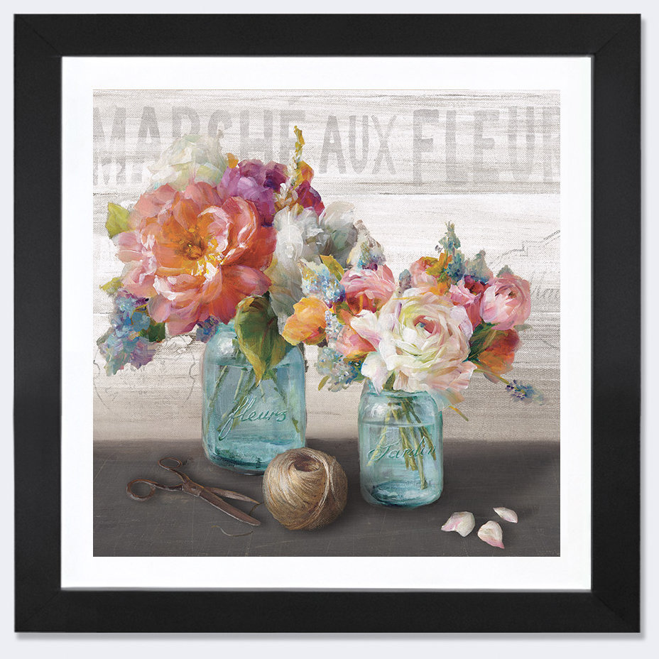 " French Cottage Bouquet III " by Danhui Nai Charlton Home® 