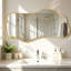 Miroir moderne moderne irrégulier avec cadre en aluminium, conception murale ou autoportante-77753397-77753400