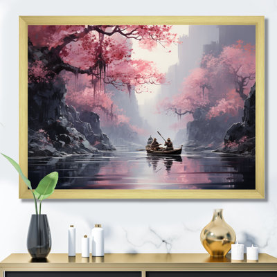 " Pink Vietnam Tam Coc River Boat II "