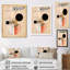 Géométrie beige en mouvement V sur toile-1378030601-1378030600