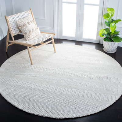 Tapis de couleur unie tissé à la main Beikirch Performance