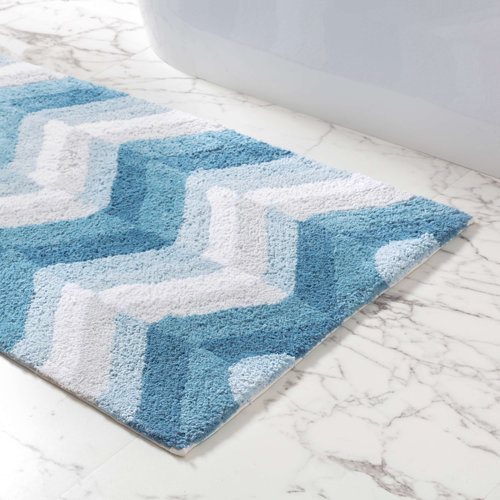 Wayfair | Chevron Bath Rugs & Mats You'll Love in 2023